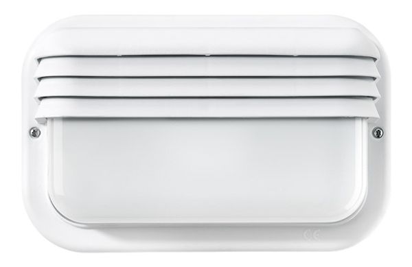 APLIQUE EXTERIOR HORIZONTAL BLANCO LED E27 18W