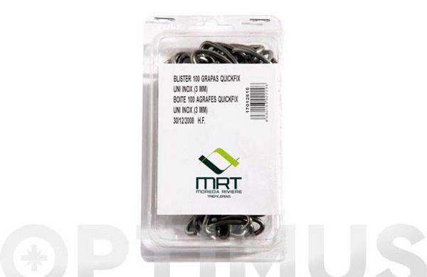 GRAPAS POSTE QUICKFIX (C.100U) INOX