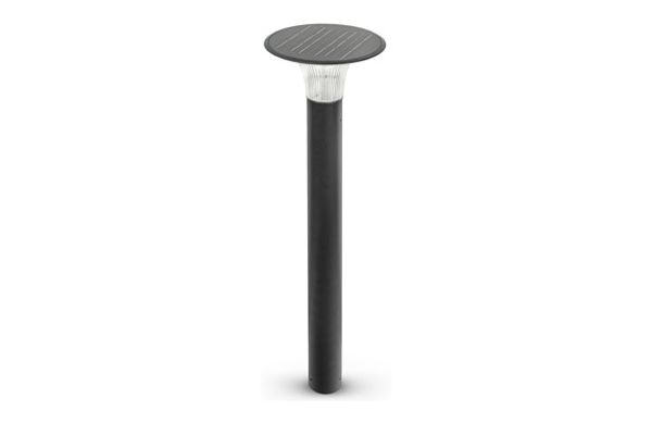 APLIQUE LED SOLAR GOLIAT COLUMNA 2200 LM C/SENSOR PRESENCIA HASTA 80M2 Y 15H IP65 3000K 4000K