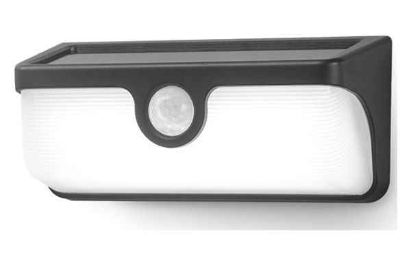 APLIQUE LED SOLAR ANDROS 600LM SENSOR CREP. 12H IP54 AUTOLINK D/MOVIMIENTO 4000K 120º BATERIA REEMP. 25M2