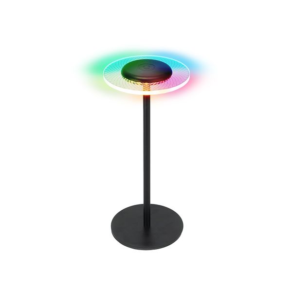 LAMPARA SOLAR LED CIRCE NEGRO 75LM RGB