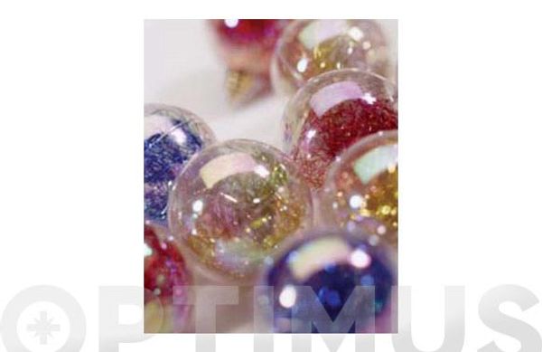 BOLA NAVIDAD SET 6 UNIDADES Ø 6CM AZUL