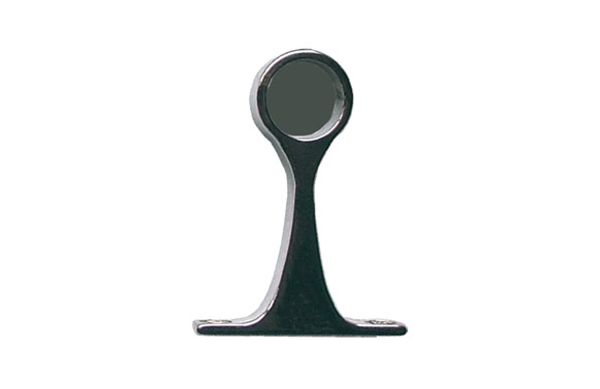 SOPORTE LATERAL PARA TUBO DE ARMARIO REDONDO NIQUEL 19MM 50UDS