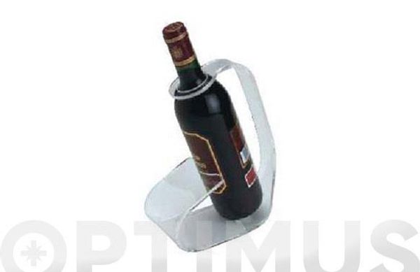 SOPORTE BOTELLA VINO METACRILA 