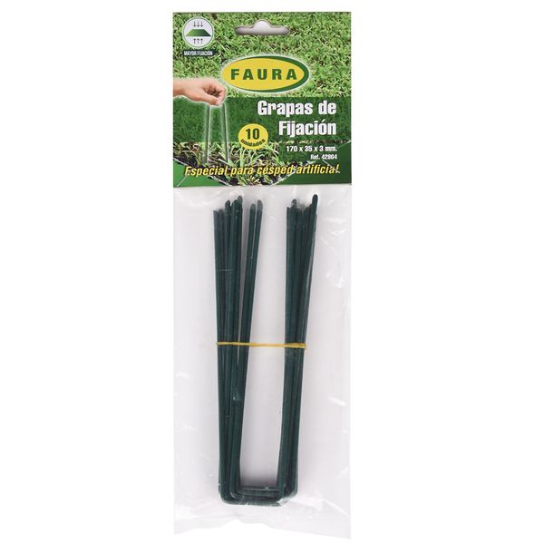 GRAPAS FIJACION CESPED ARTIFICIAL 10 UDS