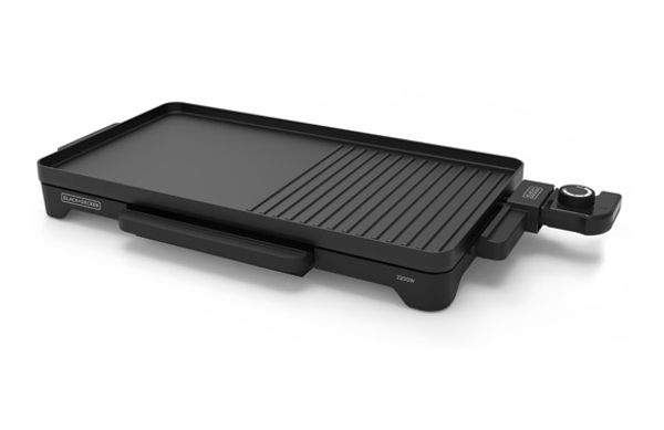 PLANCHA ELECTRICA ASAR GRILL/LISO 2200 W 49 X 27 CM
