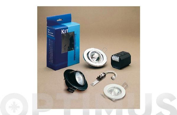 EMPOTRABLE FIJO HALOGENO BLANCO