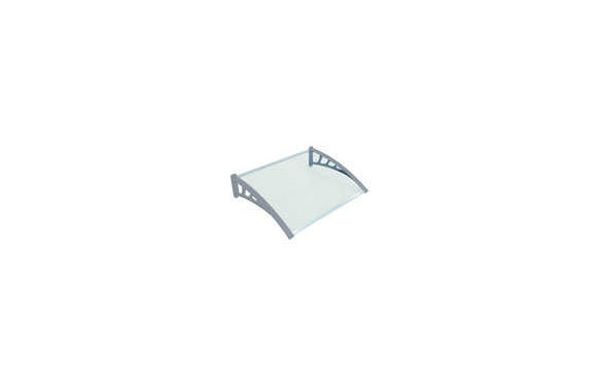MARQUESINA PUERTA EASY PLASTICO + PC 150X80 CM GRIS