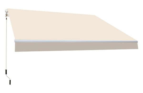TOLDO MANUAL ALUMINIO SMARTSUN 4 X 2,5 M CRUDO POLIESTER