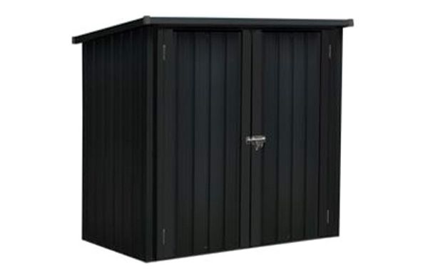 COBERTIZO EXTERIOR METALICO ARYA ANTRACITA 86 X 147 X 122 CM