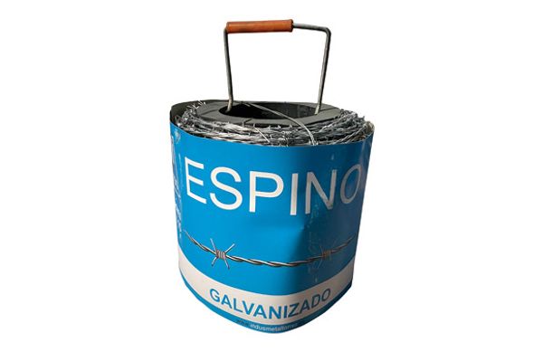 ALAMBRE DE ESPINO GALVANIZADO 4/1,5/15 250 M