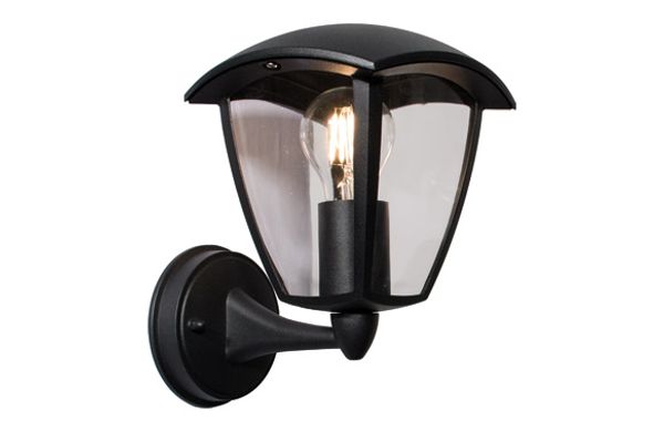 APLIQUE EXTERIOR IP44 DURHAM 1XE27 NEGRO ASCENDEN IP54