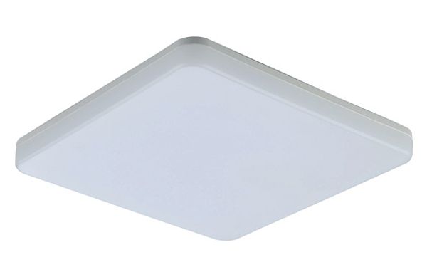 APLIQUE EXTER. 28X28X5CM LED 18W 1800LM 4000K IP54 ABS BL AS