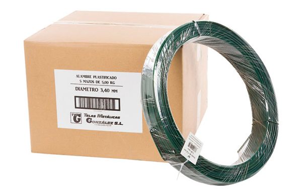 ALAMBRE PLASTIFICADO VERDE Ø 3,00 MM 5 KG