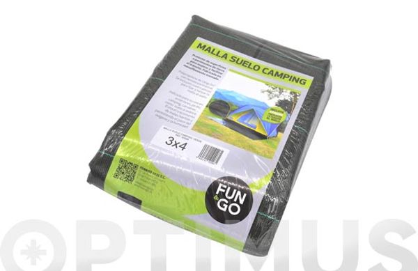 MALLA SUELO CAMPING VERDE 3X7 M