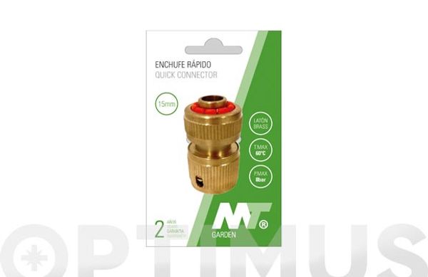 CONECTOR RAPIDO STOP LATON Ø19 MM