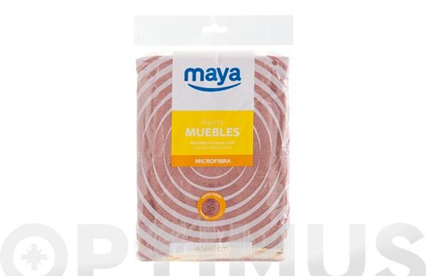BAYETA MUEBLES MICROFIBRA 40X40 CM