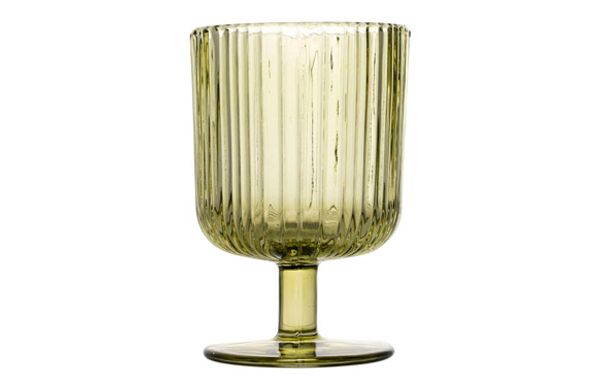 COPA VIDRIO GRABADO 26 CL - VERDE