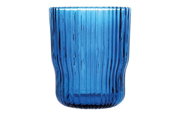 VASO VIDRIO GRABADO 28 CL AZUL