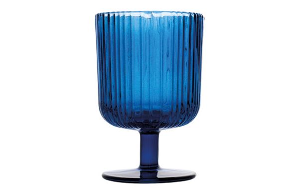 COPA VIDRIO GRABADO 26 CL - AZUL