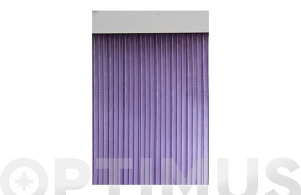 CORTINA DE PUERTA CINTA DUERO-LILA/TRANSPARENTE 90 X 210 CM