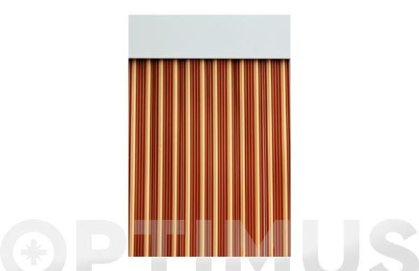 CORTINA DE PUERTA CINTA EBRO-CARAMELO/BEIGE 90 X 210 CM