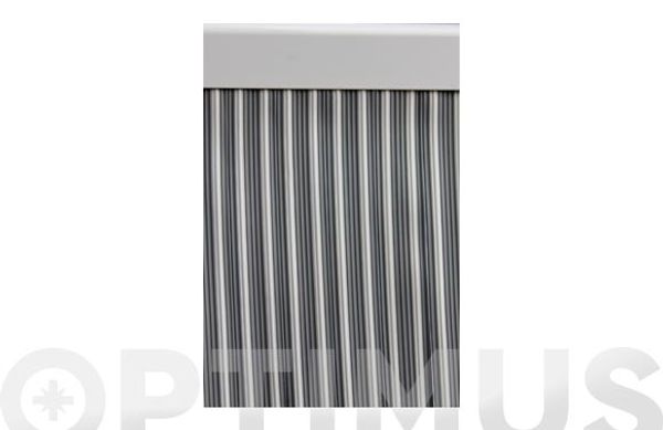 CORTINA DE PUERTA CINTA EBRO-GRIS/BLANCO 90 X 210 CM