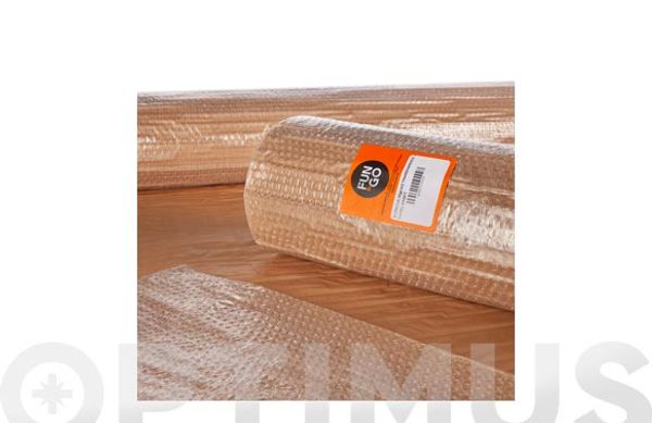 PLASTICO DE BURBUJA 40 GR/M2 + PAPEL KRAFFT 0,6 X 5 M
