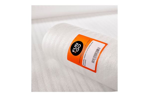 ESPUMA FOAM DE POLIETILENO BLANCO 2MM 0,6 X 10 M