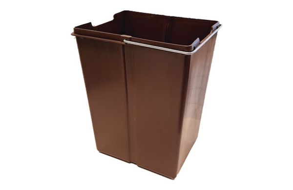 CUBO RECAMBIO CONTENEDOR ECOLOGICO MARRON 15 L