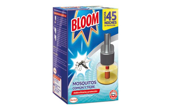 RECAMBIO INSECTICIDA ELECTRICO BLOOM MOSQUITOS COMUN Y TIGRE 45 NOCHES