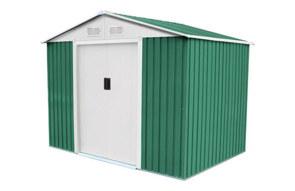 CASETA METALICA CAMBRIDGE VERDE 4.72M² 261 X 181 X A198 CM