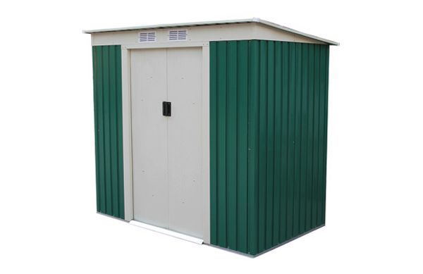 CASETA METALICA BUCKINGHAM VERDE 2,43 M² 201 X 1221 X A176 CM