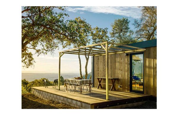 PERGOLA ADOSADA CARMEN 300 X 250 X H247 CM