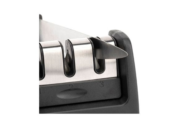 AFILADOR CUCHILLOS 3 PASOS 6,4 X 21,6 X 5,2CM