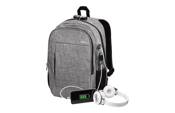 MOCHILA PARA PORTATIL URBAN LOCK 16" GRIS
