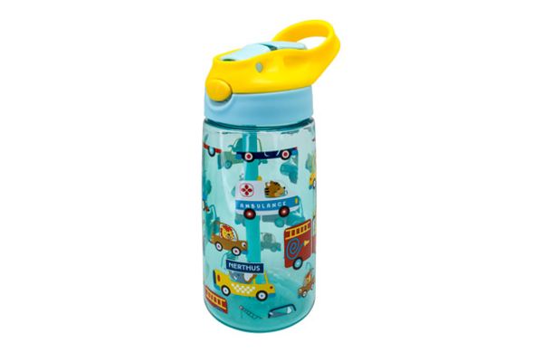 BOTELLA INFANTIL TRITAN 450 ML COCHES