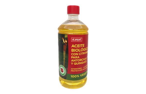 ACEITE PARA ANTORCHAS BIOLÓGICO CON CITRONELA 750 ML