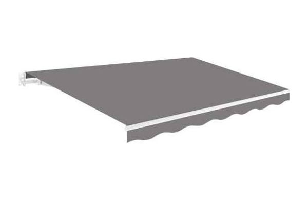 TOLDO MANUAL ALUMINIO SMARTSUN 4 X 2,5 M GRIS CENIZA POLYESTER
