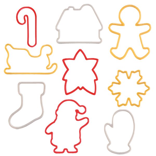 CORTAPASTAS DE NAVIDAD DELICIA 9 PIEZAS