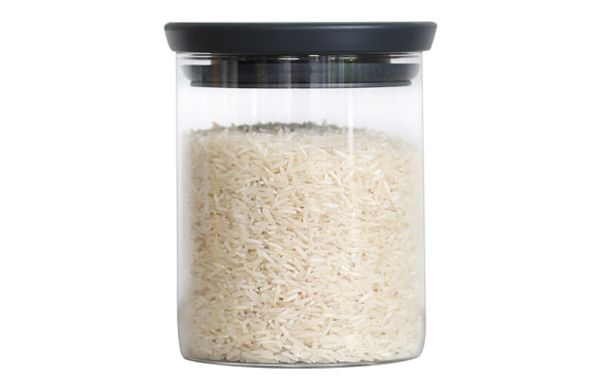 BOTE APILABLE CRISTAL TAPA GRIS 0,7 L