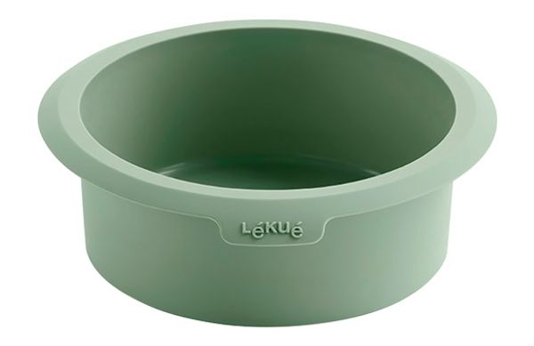 MOLDE REDONDO SILICONA FREIDORA AIRE Ø 15CM VERDE