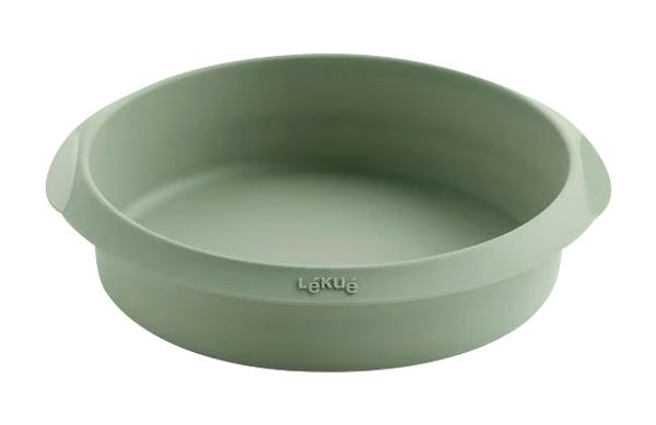 MOLDE REDONDO SILICONA FREIDORA AIRE Ø 20CM VERDE