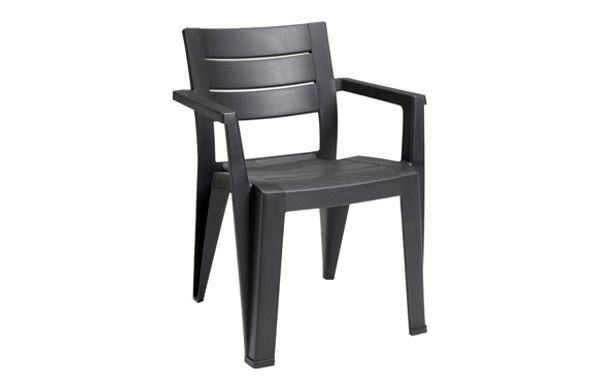 SILLON RESINA APILABLE JULIE ANTRACITA