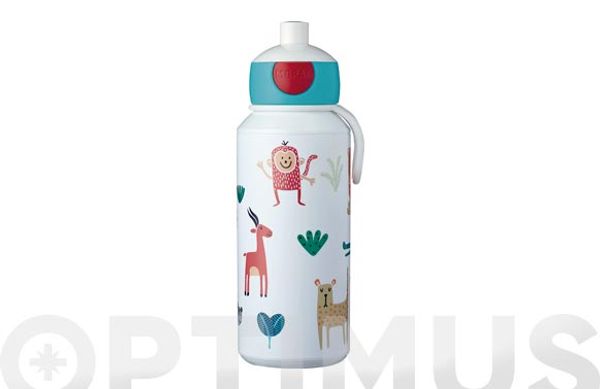 BOTELLA POP UP CAMPUS ANIMAL FRIENDS 400 ML