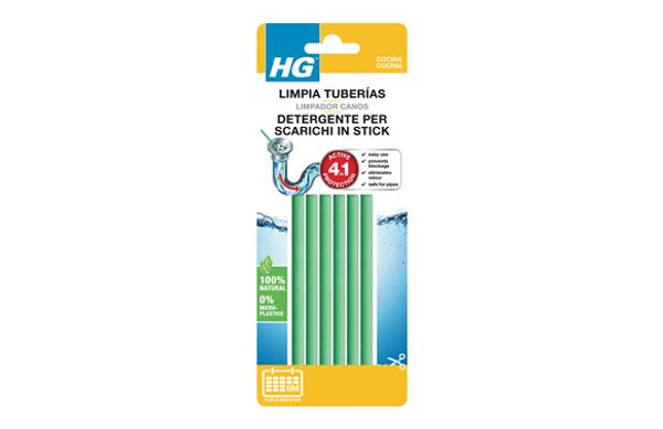 LIMPIADOR DESAGÜES STICKS (6 UDS) 