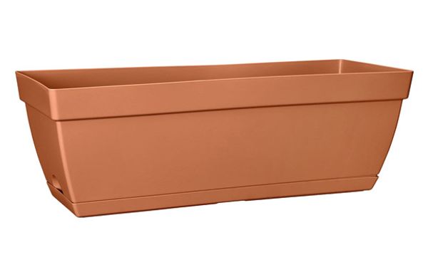 JARDINERA RECTANGULAR PARIS TERRA 50 CM
