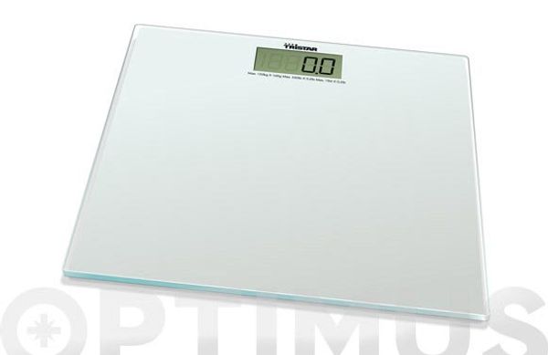 BASCULA BAÑO DIGITAL 160KG CRISTAL