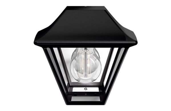 APLIQUE ALPENGLOW NEGRO IP 44 SIN BOMBILLA