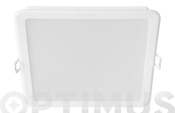 DOWNLIGHT LED DE EMPOTRAR 15CM CUADRADO BLANCO LUZ FRIA 1280LM 17W